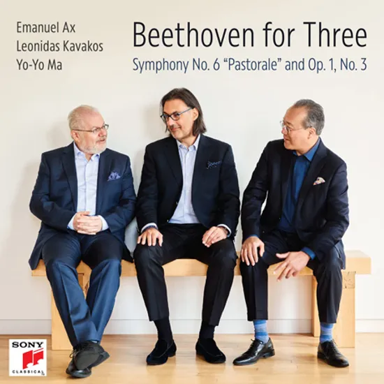 BEETHOVEN FOR THREE: SYMPHONY NO.6 ”PASTORALE” AND OP.1, NO.3/ / EMANUEL AX, LEONIDAS KAVAKOS, YO-YO MA [베토벤: 교향곡 6번(트리오 편곡), 피아노 삼중주 3번 - 요요 마, 엑스, 카바코스]