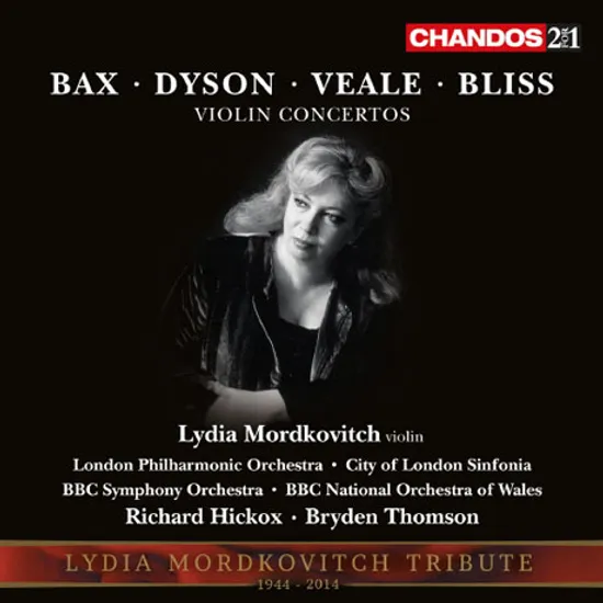 BRITISH VIOLIN CONCERTOS/ LYDIA MORDKOVITCH, RICHARD HICKOX [리디아 모르드코비치: 영국의 바이올린 협주곡]