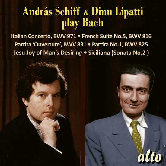 ANDRAS SCHIFF & DINU LIPATTI PLAY BACH [안드라스 쉬프 & 디누 리파티:  바흐 연주집]