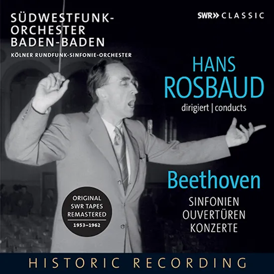 SYMPHONIES, OVERTURES, CONCERTOS/ HANS ROSBAUD [베토벤: 교향곡 1, 2, 3, 5, 6, 7번, 8번, 서곡, 협주곡 - 한스 로즈바우트]