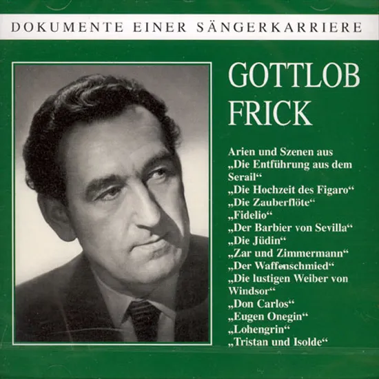GOTTLOB FRICK [고틀로프 프리크 아리아집]
