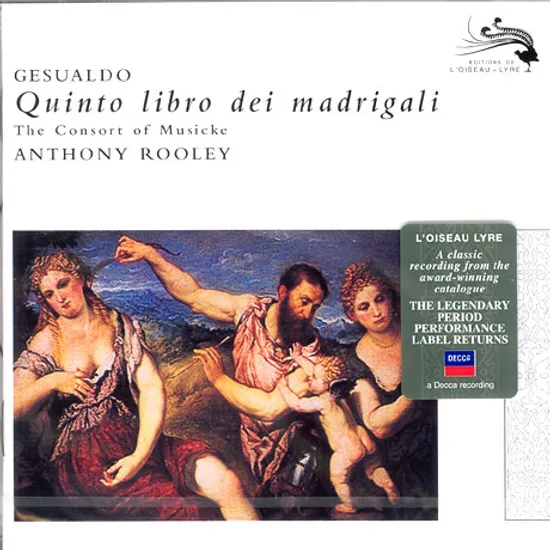 QUINTO LIBRO DEI MADRIGALI/ ANTHONY ROOLEY