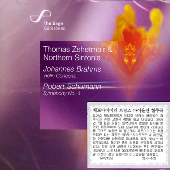 VIOLIN CONCERTO/ SYMPHONY NO.4/ THOMAS ZEHETMAIR