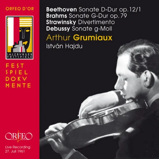 BEETHOVEN, BRAHMS, STRAVINSKY, DEBUSSY: VIOLIN SONATAS - 1961 LIVE [아르투르 그뤼미오: 베토벤, 브람스, 스트라빈스키, 드뷔시]