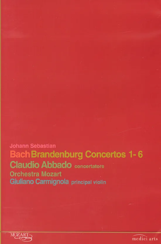 BRANDENBURG CONCERTOS 1-6/ GIULIANO CARMIGNOLA, CLAUDIO ABBADO [바흐: 브란덴부르크 협주곡 - 카르미뇰라, 아바도]