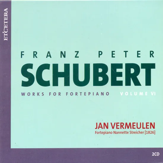 WORKS FOR FORTEPIANO VOLUME VI/ JAN VERMEULEN