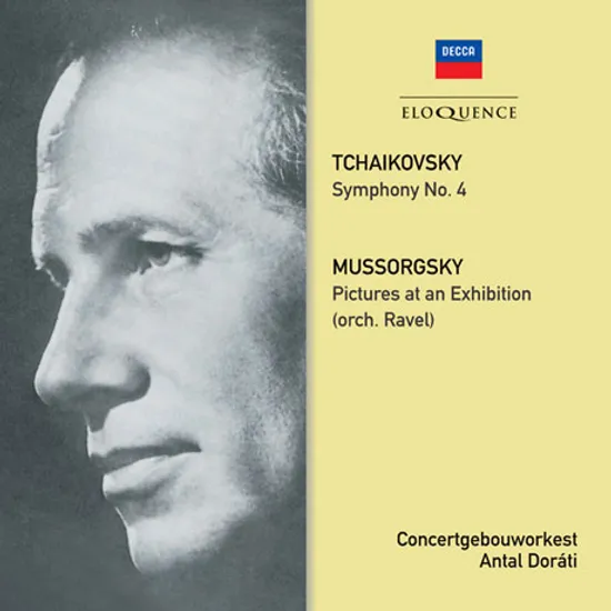 SYMPHONY NO.4 & PICTURES AT AN EXHIBITION(ORCH. RAVEL)/ ANTAL DORATI [안탈 도라티: 차이코프스키: 교향곡 4번 & 무소르그스키: 전람회의 그림]