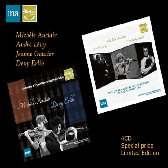 MICHELE AUCLAIR, ANDRE LEVY, JEANNE GAUTIER, DEVY ERLIH [미셸 오클레르, 앙드레 레비, 장느 고티에, 드비 에를리히의 미공개 레코딩] [한정반]