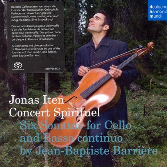 SIX SONATAS FOR CELLO AND BASSO CONTINUO/ JONAS ITEN [SACD HYBRID] [바리에르: 첼로와 베이스를 위한 여섯개의 소나타 - 요나스 아이텐]
