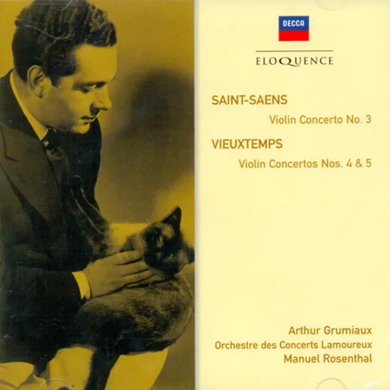 VIOLIN CONCERTOS/ ARTHUR GRUMIAUX, MANUEL ROSENTHAL