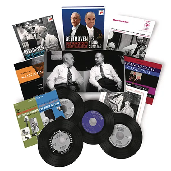 THE VIOLIN SONATAS/ ZINO FRANCESCATTI, ROBERT CASADESUS [베토벤: 바이올린 소나타 전곡집 - 지노 프란체스카티, 로베르트 카자드쉬]