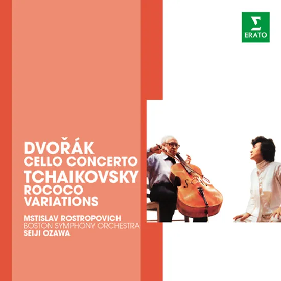 CELLO CONCERTO & ROCOCO VARIATION/ MSTISLAV ROSTROPOVICH, SEIJI OZAWA [ERATO STORY] [드보르작: 첼로 협주곡 & 차이코프스키: 로코코변주곡]