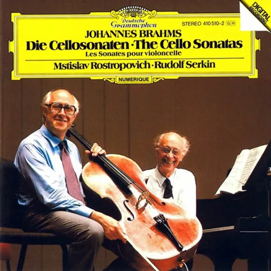 THE CELLO SONATAS/ MSTISLAV ROSTROPOVICH, RUDOLF SERKIN [브람스: 첼로 소나타 - 로스트로포비치, 제르킨]
