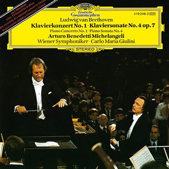 PIANO CONCERTO NO.1 & SONATA NO.4/ ARTURO BENEDETTI MICHELANGELI, CARLO MARIA GIULINI [베토벤: 피아노 협주곡 1번, 소나타 4번 - 미켈란젤리, 줄리니]