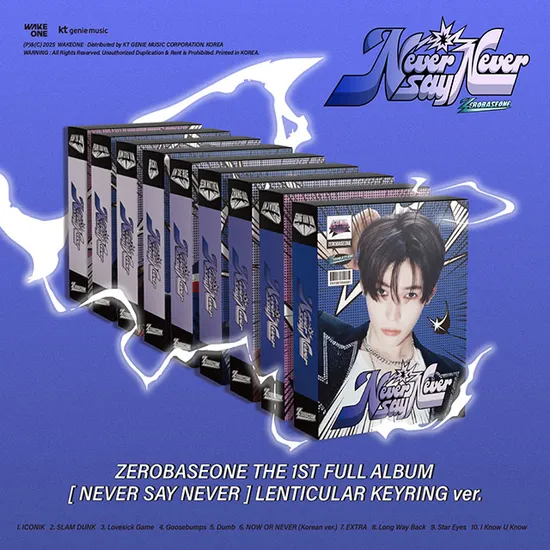 NEVER SAY NEVER [정규 1집] [LENTICULAR KEYRING VER]