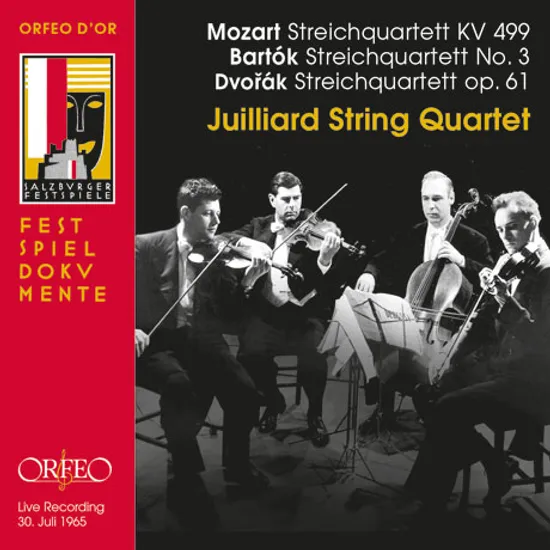 MOZART, BARTOK, DVORAK: STRING QUARTETS [줄리어드 현악 사중주단: 1965년 잘츠부르크 페스티벌 실황]