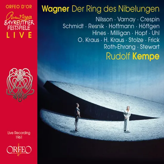 DER RING DES NIBELUNGEN - 1961 BAYREUTH FESTIVAL LIVE/ RUDOLF KEMPE [바그너: 니벨룽겐의 반지 전곡 (1961년 바이로이트 실황)]