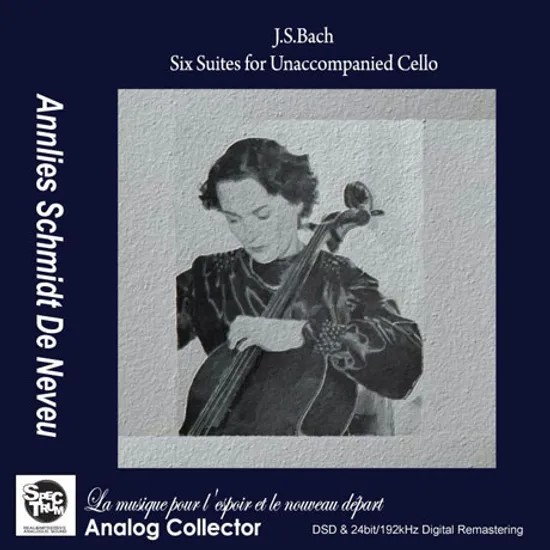 SIX SUITES FOR UNACCOMPANIED CELLO/ ANNELIES SCHMIDT DE NEVEU [바흐: 첼로 모음곡]