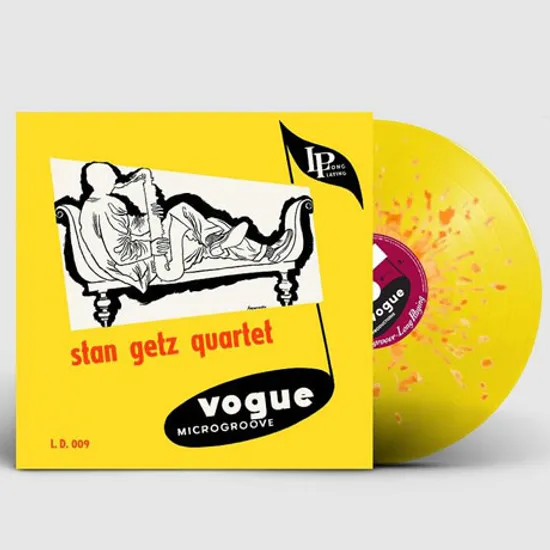 STAN GETZ QUARTET [YELLOW & ORANGE SPLATTER LP]