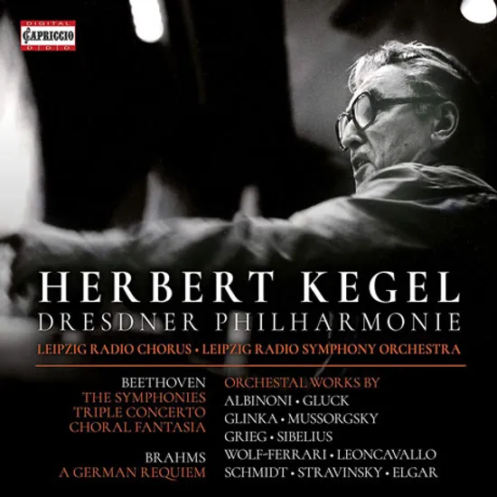 THE SYMPHONIES & A GERMAN REQUIEM/ HERBERT KEGEL [베토벤: 교향곡 전곡(합창 환상곡 포함) & 브람스: 독일 레퀴엠 - 케겔 최후의 녹음들]