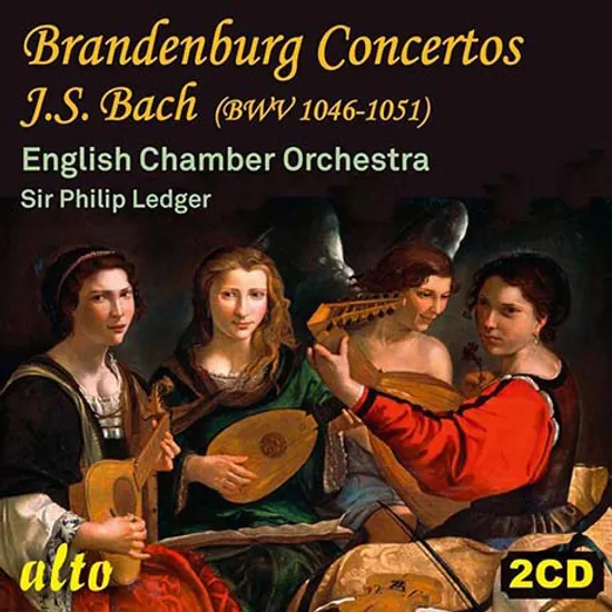 BRANDENBURG CONCERTOS NOS.1-6/ PHILIP LEDGE [바흐: 브란덴부르크 협주곡 - 필립 레저]