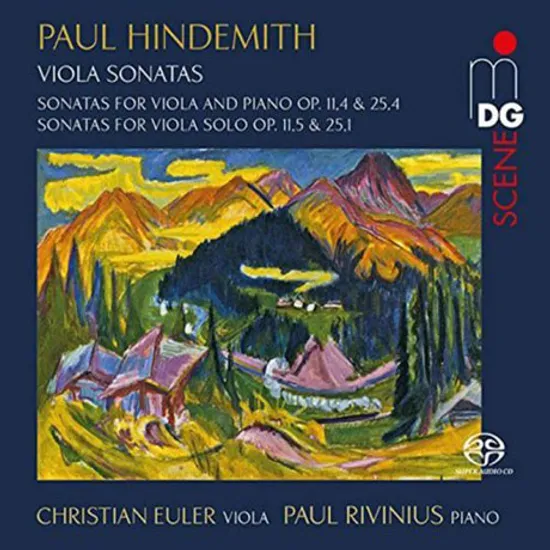 VIOLA SONATAS/ CHRISTIAN EULER, PAUL RIVINIUS [SACD HYBRID] [힌데미트: 비올라 소나타 - 크리스티안 오일러]