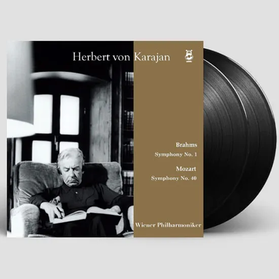 SYMPHONY NO.1 & NO.40 / HERBERT VON KARAJAN [브람스: 교향곡 1번 & 모차르트: 교향곡 40번 - 카라얀] [LP]