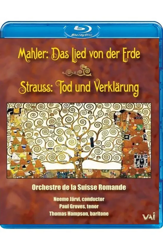 DAS LIED VON DER FRDE & TOD UND VERKLARUNG/ PAUL GROVES, NEEME JARVI [말러: 대지의 노래 & 슈트라우스: 교향시 `죽음과 변용`]