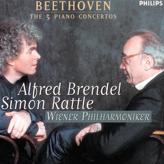 THE 5 PIANO CONCERTOS/ ALFRED BRENDEL, SIMON RATTLE [베토벤: 피아노 협주곡 - 브렌델, 래틀]
