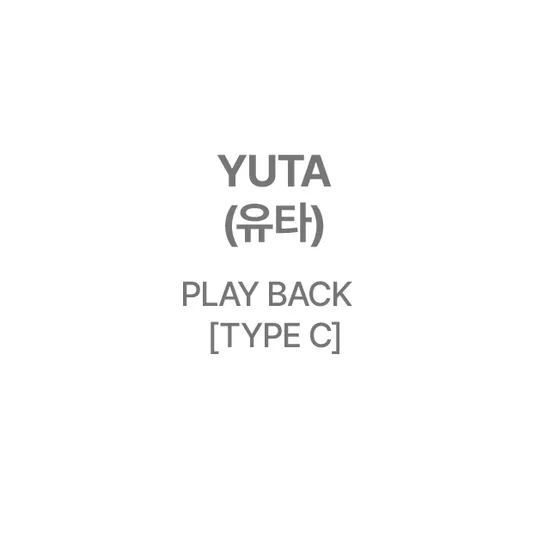 PLAY BACK [TYPE C]