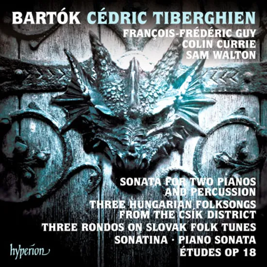 SONATA FOR TWO PIANOS, PERCUSSION & OTHER WORKS/ CEDRIC TIBERGHIEN [바르톡: 2대의 피아노와 타악기를 위한 소나타 외]