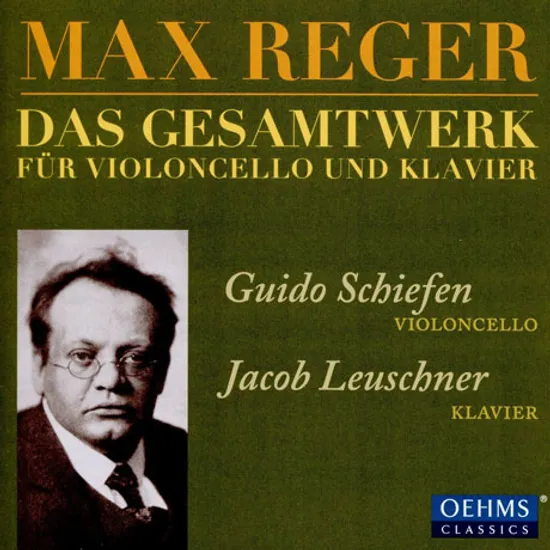 WORKS FOR CELLO AND PIANO/ GUIDO SCHIEFEN, JACOB LEUSCHNER [레거: 첼로와 피아노 작품집]