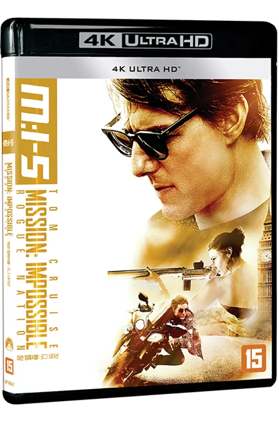 [5월 미션 임파서블 30주년, 4K 단품 파격 할인] 미션 임파서블 5: 로그 네이션 4K UHD ONLY [MISSION IMPOSSIBLE: ROGUE NATION]