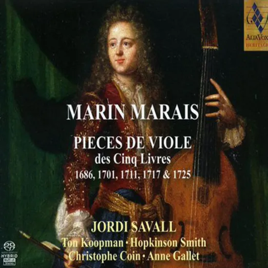 PIECES DE VIOLE DES CING LIVRES/ HOPKINSON SMITH, TON KOOPMAN, JORDI SAVALL [SACD HYBRID] [마레: 비올곡집 전 5권(발췌) - 톤 쿠프만, 홉킨슨 스미스, 조르디 사발]