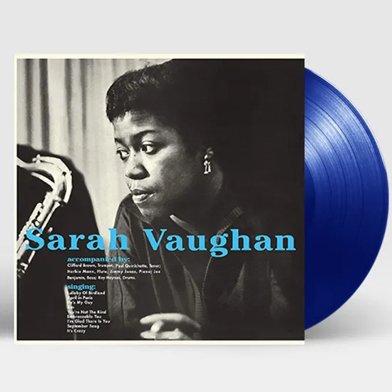 SARAH VAUGHAN WITH CLIFRORD BROWN + BONUS TRACK [180G BLUE LP]