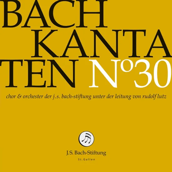 KANTATEN NO.30/ RUDOLF LUTZ [바흐: 칸타타 30집 - 루돌프 루츠]