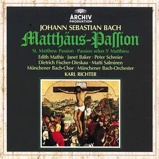 MATTHAUS-PASSION/ KARL RICHTER [바흐: 마태수난곡 - 칼 리히터]