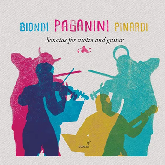 SONATAS FOR VIOLIN & GUITAR/ FABIO BIONDI, GIANGIACOMO PINARDI [파가니니: 바이올린과 기타를 위한 소나타들 - 비온디, 피나르디]