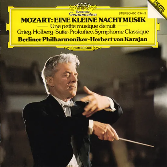 EINE KLEINE NACHTMUSIK/ HERBERT VON KARAJAN [모차르트: 아이네 클라이네 나흐트무지크, 그리그: 홀베르그 모음곡, 프로코피에프: 고전적 교향곡 - 카라얀]