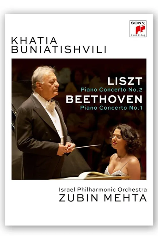 PIANO CONCERTO NO.2 & NO.1/ KHATIA BUNIATISHVILI, ZUBIN MEHTA [카티아 부니아티쉬빌리 & 주빈 메타: 리스트 피아노 협주곡 2번 & 베토벤: 피아노 협주곡 1번 (텔 아비브 라이브)]