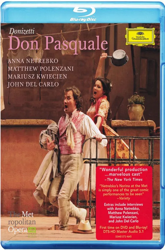 DON PASQUALE/ ANNA NETREBKO, JAMES LEVINE [도니제티: 돈 파스콸레]