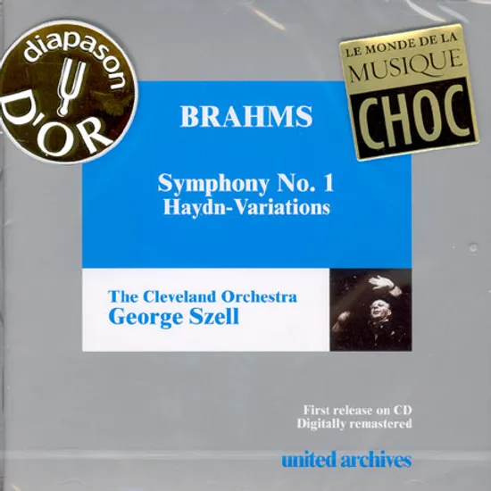 SYMPHONY NO.1 `HAYDN VARIATIONS`/ GEROGE SZELL [브람스 교향곡 1번 - 하이든 주제에의한 변주곡]