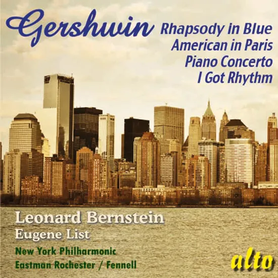 RHAPSODY IN BLUE/ LEONARD BERNSTEIN, EUGENE LIST