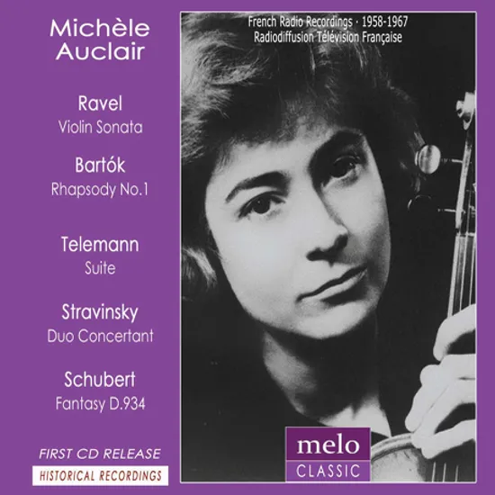 RAVEL, BARTOK, TELEMANN: VIOLIN SONATAS [미셸 오클레르: 1956-1960 방송 레코딩]