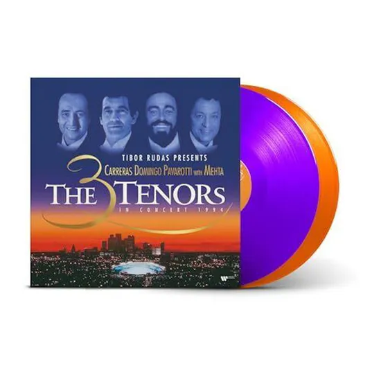 THE 3 THREE TENORS IN CONCERT 1994 [쓰리 테너 미국 월드컵 축하 공연 콘서트] [180G ORANGE & PURPLE LP]