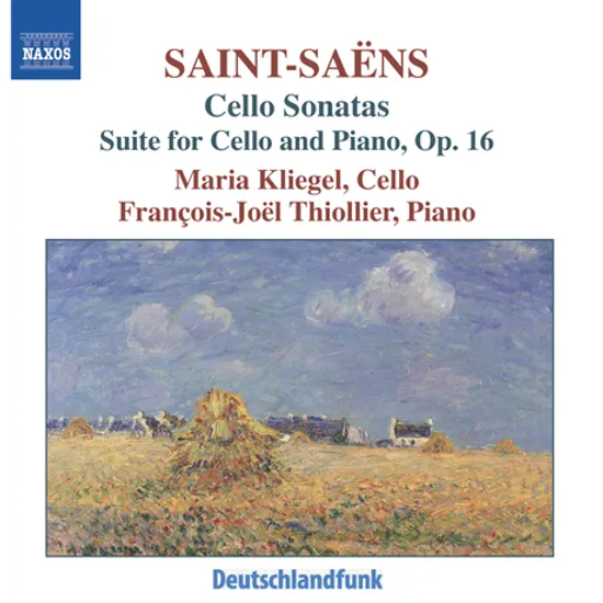 CELLO SONATAS, SUITE OP.16/ MARIA KLIEGEL, FRANCOIS-JOEL THIOLLIER [생상스: 첼로 소나타 1, 2번, 모음곡 - 마리아 클리겔]