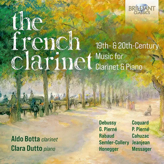 THE FRENCH CLARINET/ ALDO BOTTA & CLARA DUTTO [프랑스의 클라리넷: 알도 보타 & 클라라 두토]