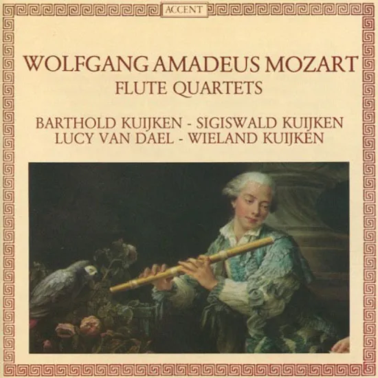 FLUTE QUARTETS/ BARTHOLD KUIJKEN, SIGISWALD KUIJKEN, LUCY VAN DAEL, WIELAND KUIJKEN [모차르트: 플루트 사중주 - 카위컨]