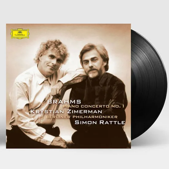 PIANO CONCERTO NO.1/ KRYSTIAN ZIMERMAN, SIMON RATTLE [브람스: 피아노 협주곡 1번 - 지메르만, 래틀] [180G LP]