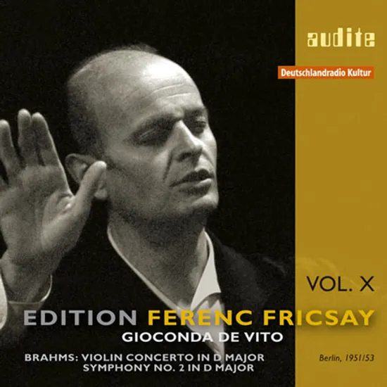 VIOLIN CONCERTO IN D MAJOR/ GIOCONDA DE VITO/ FERENC FRICSAY